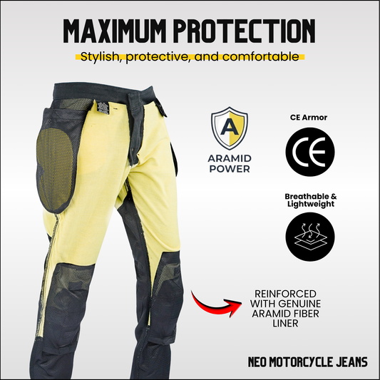 NEO MENS Motorcycle Jeans – Blue