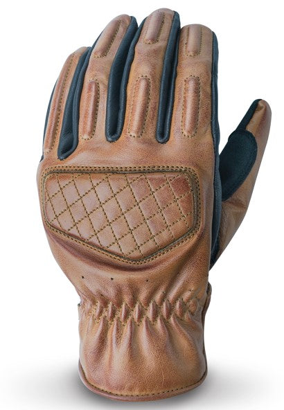 NEO Brown Motorcycle Diamond Hand Protective Leather Gloves.