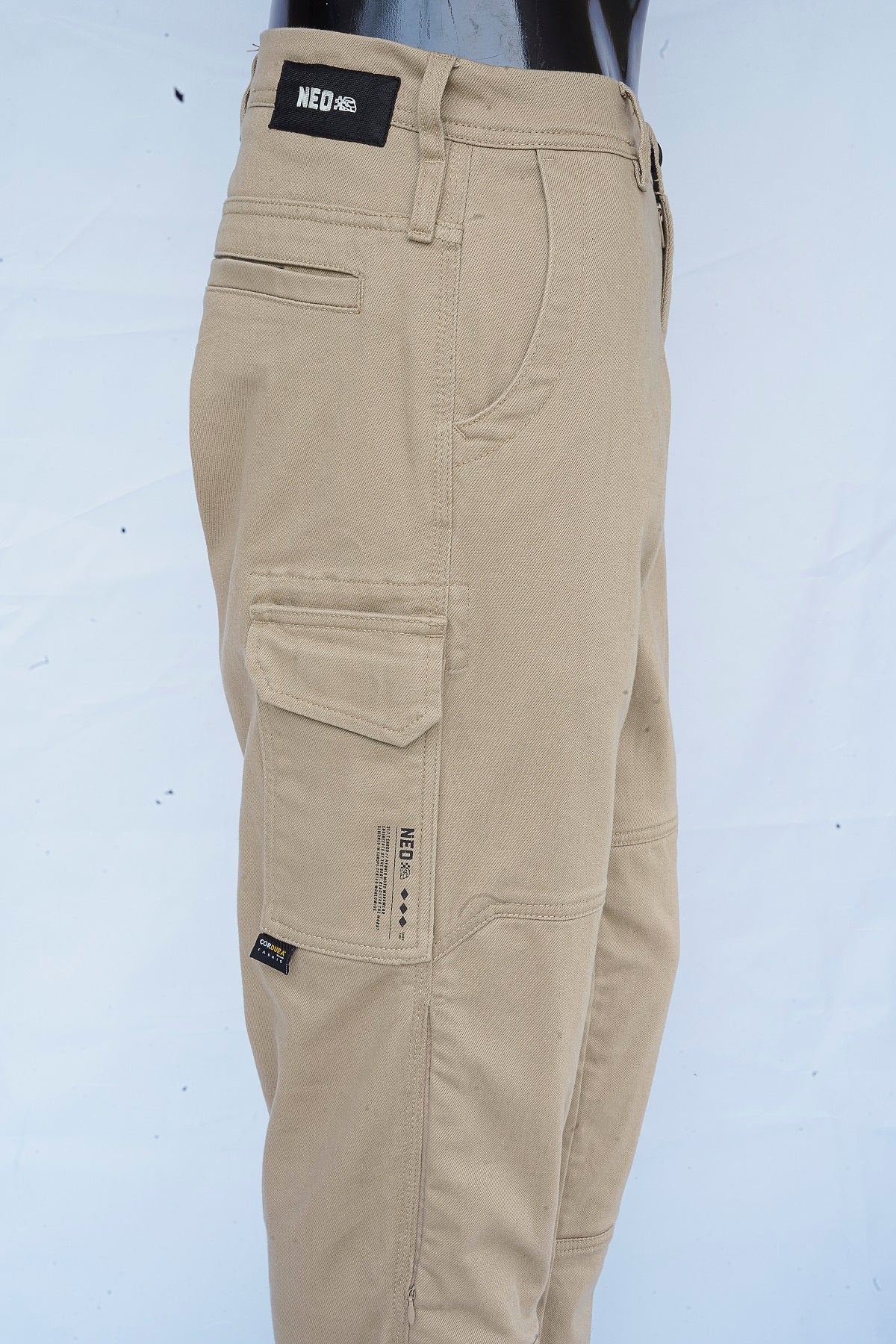 NEO CE AA RYDEN CARGO PANT β Mustard | Ultimate Protection With  CE Fabric, CE Hip and Kness Aramors