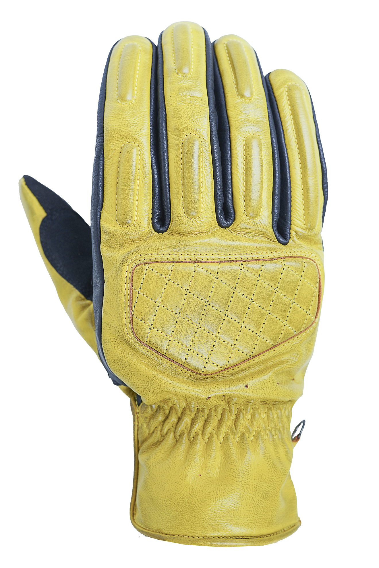 NEO Yellow Motorcycle Diamond Hand Protective Leather Gloves