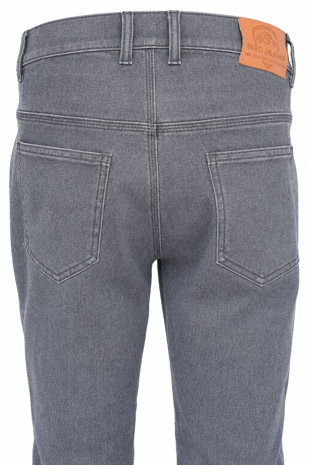 NEO CE AAA MEN IRON RIDE JEANS – BLACK CHARCOAL | Ultimate Protection With CE Fabric, CE Hip and Knee Armors