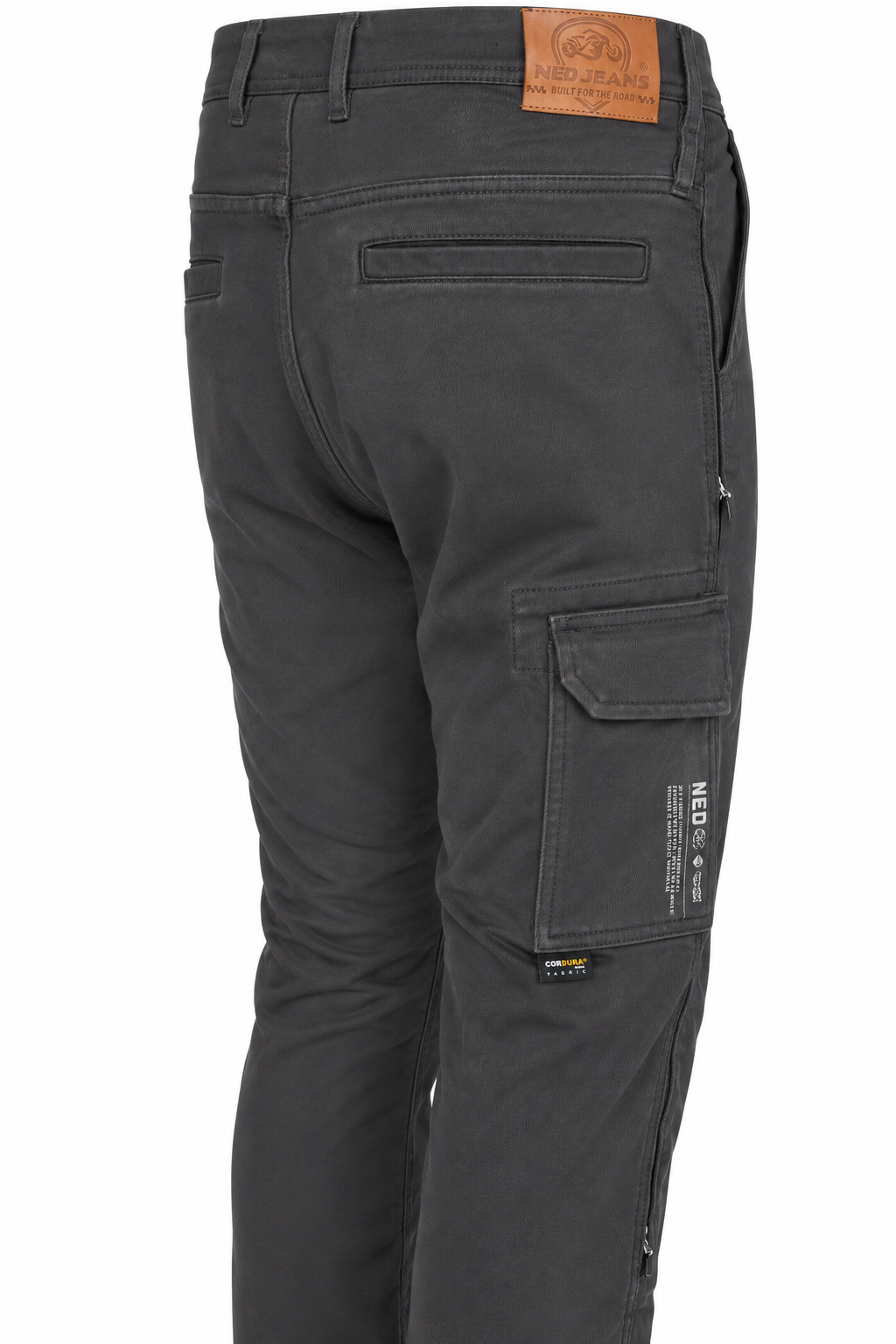 NEO CE AA RYDEN CARGO PANT – BLACK | Ultimate Protection With CE Fabric, CE Hip and Knee Armors