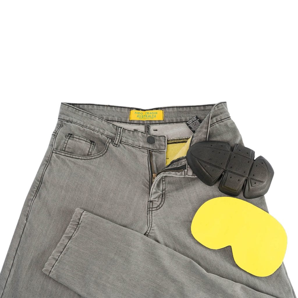 Men's Grey Motorcycle Jeans | Grey Motorcycle Jeans | NeoJeans