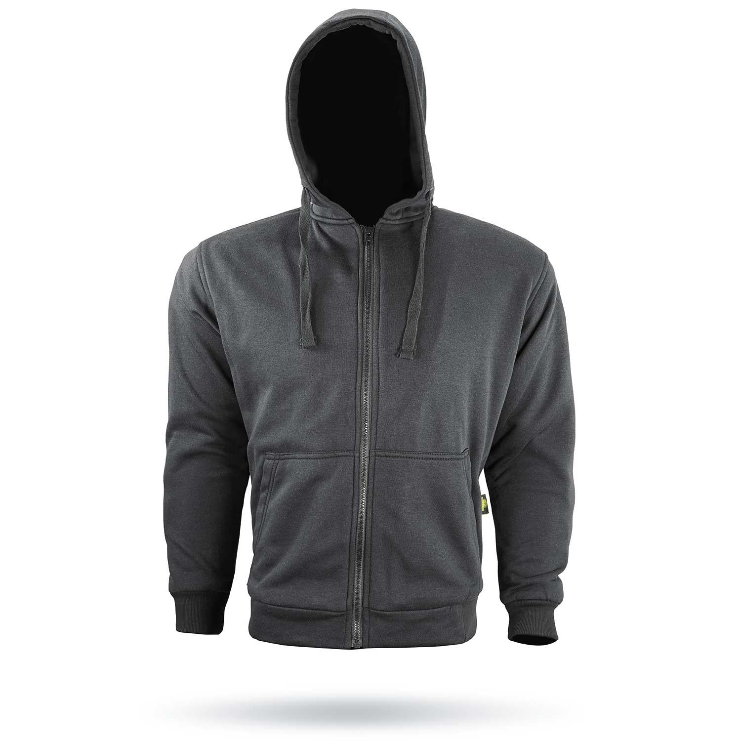 MEN Motorcycle Fleece Hoodies Reinforced With Kevlar.
