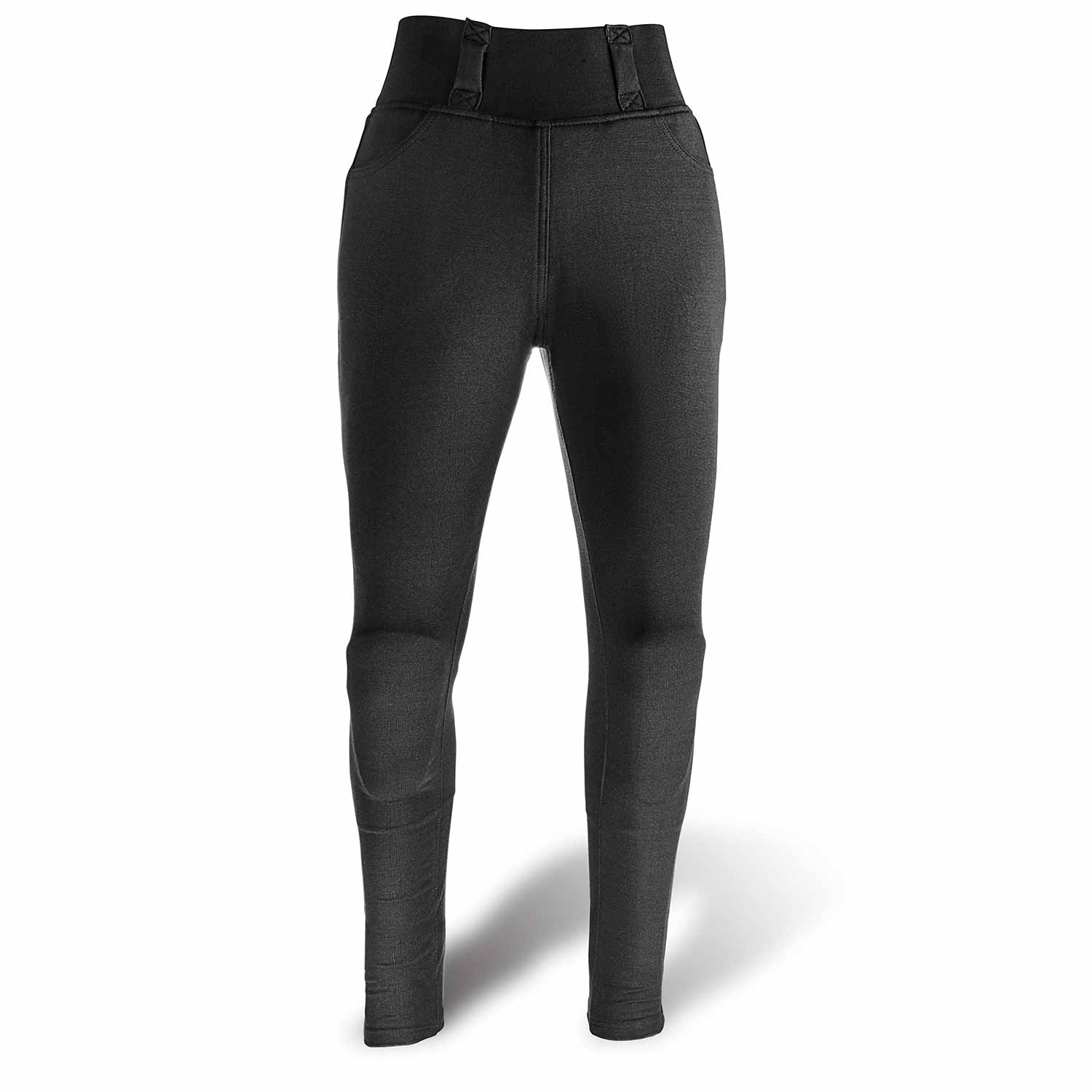 NEO RIDERELLA™ Ladies Motorbike Legging Black Color (With Kevlar® Fiber Protection).