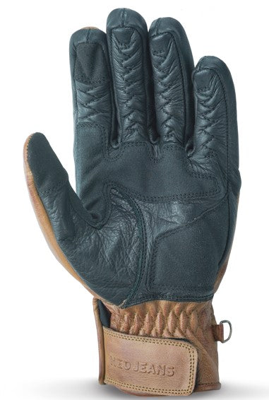 NEO Brown Motorcycle Diamond Hand Protective Leather Gloves.