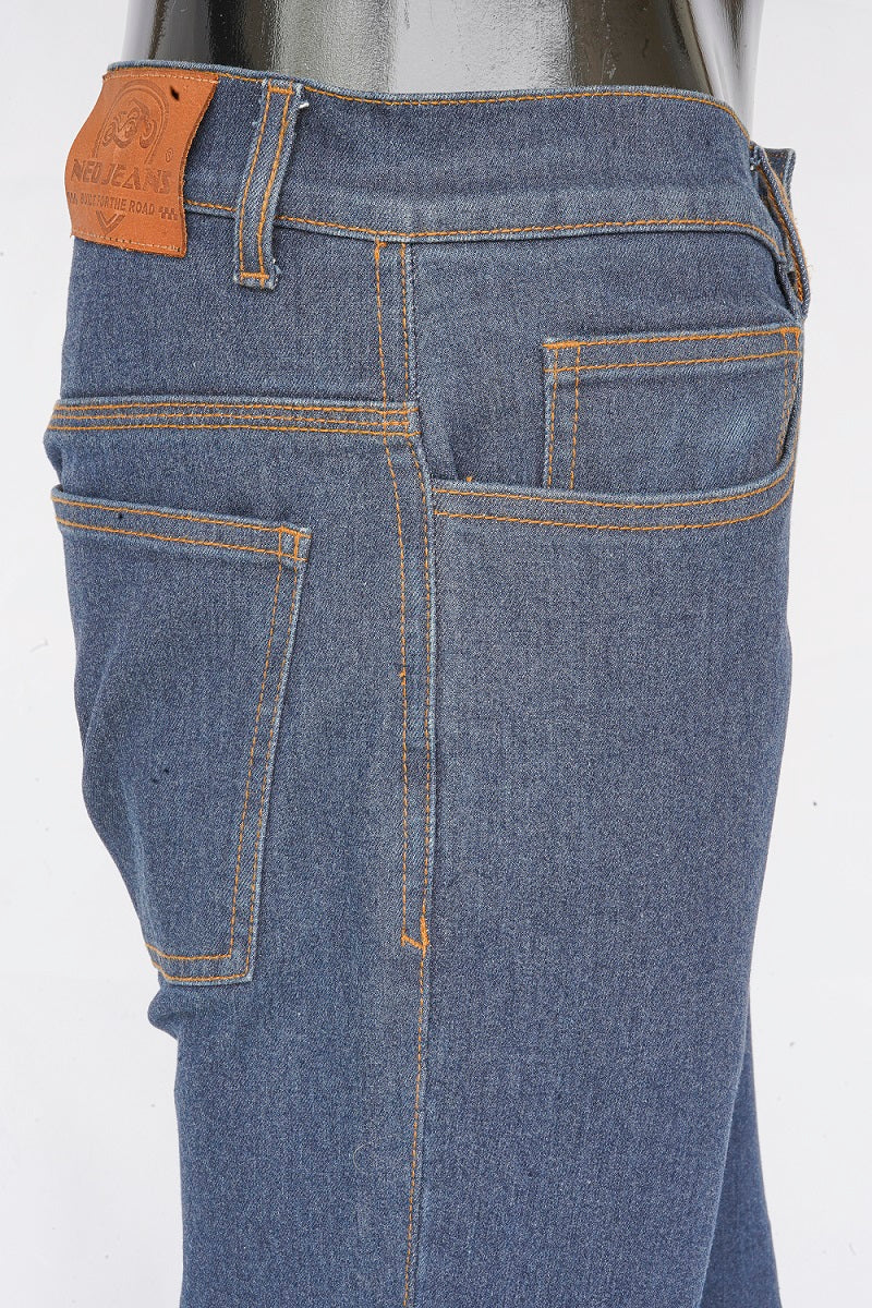 NEO CE AAA MEN IRON RIDE JEANS – BLUE |  Ultimate Protection With  CE Fabric, CE Hip and Kness Aramors.