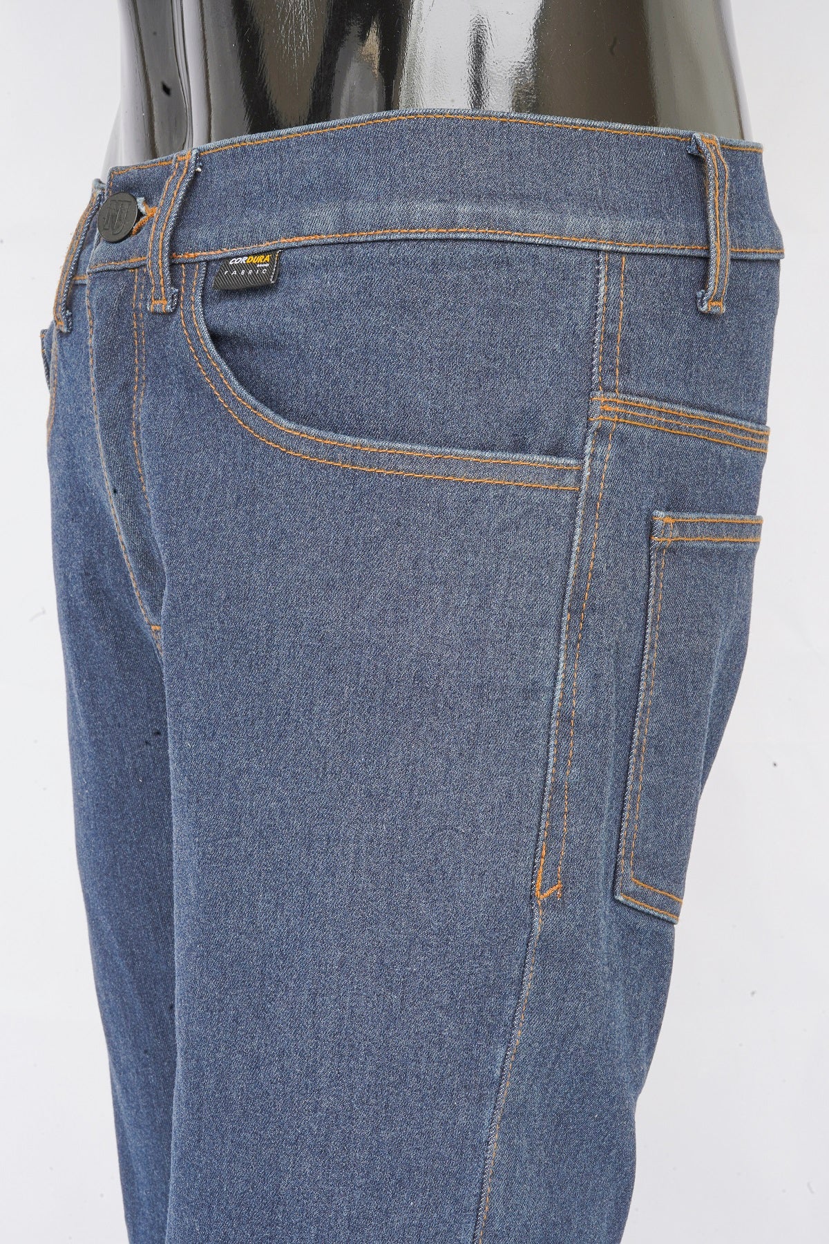 NEO CE AAA MEN IRON RIDE JEANS – BLUE |  Ultimate Protection With  CE Fabric, CE Hip and Kness Aramors.