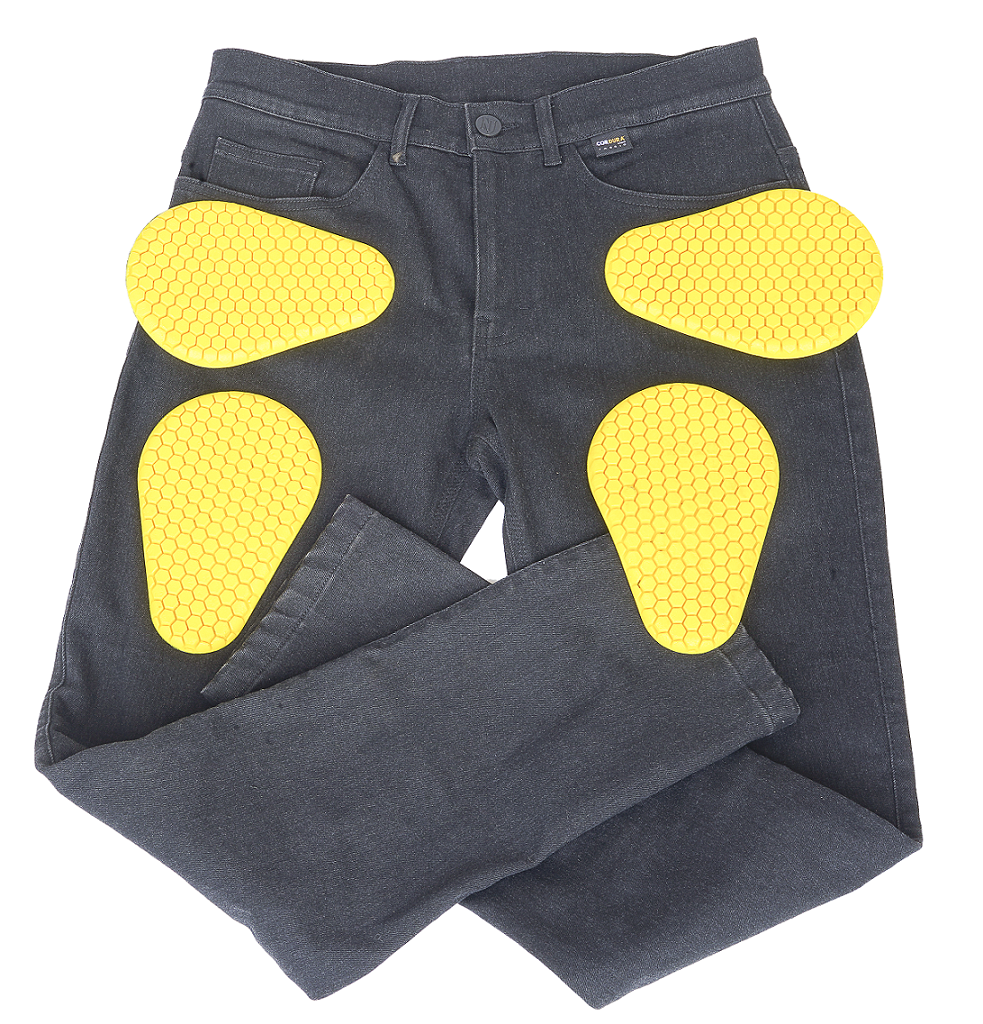 NEO CE AA Motonox JEANS – Black |Ultimate Protection With CE Fabric, CE Hip and Knee Armors (Copy)