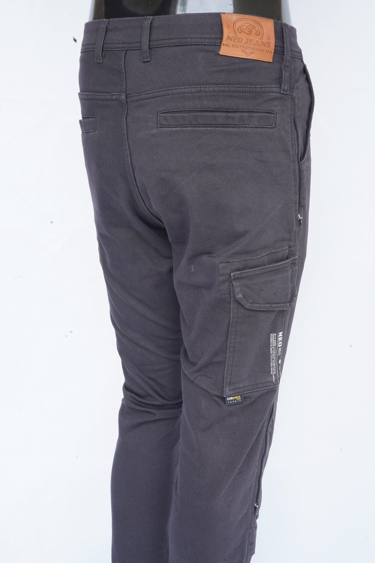 NEO CE AA RYDEN CARGO PANT – BLACK | Ultimate Protection With  CE Fabric, CE Hip and Kness Aramors.