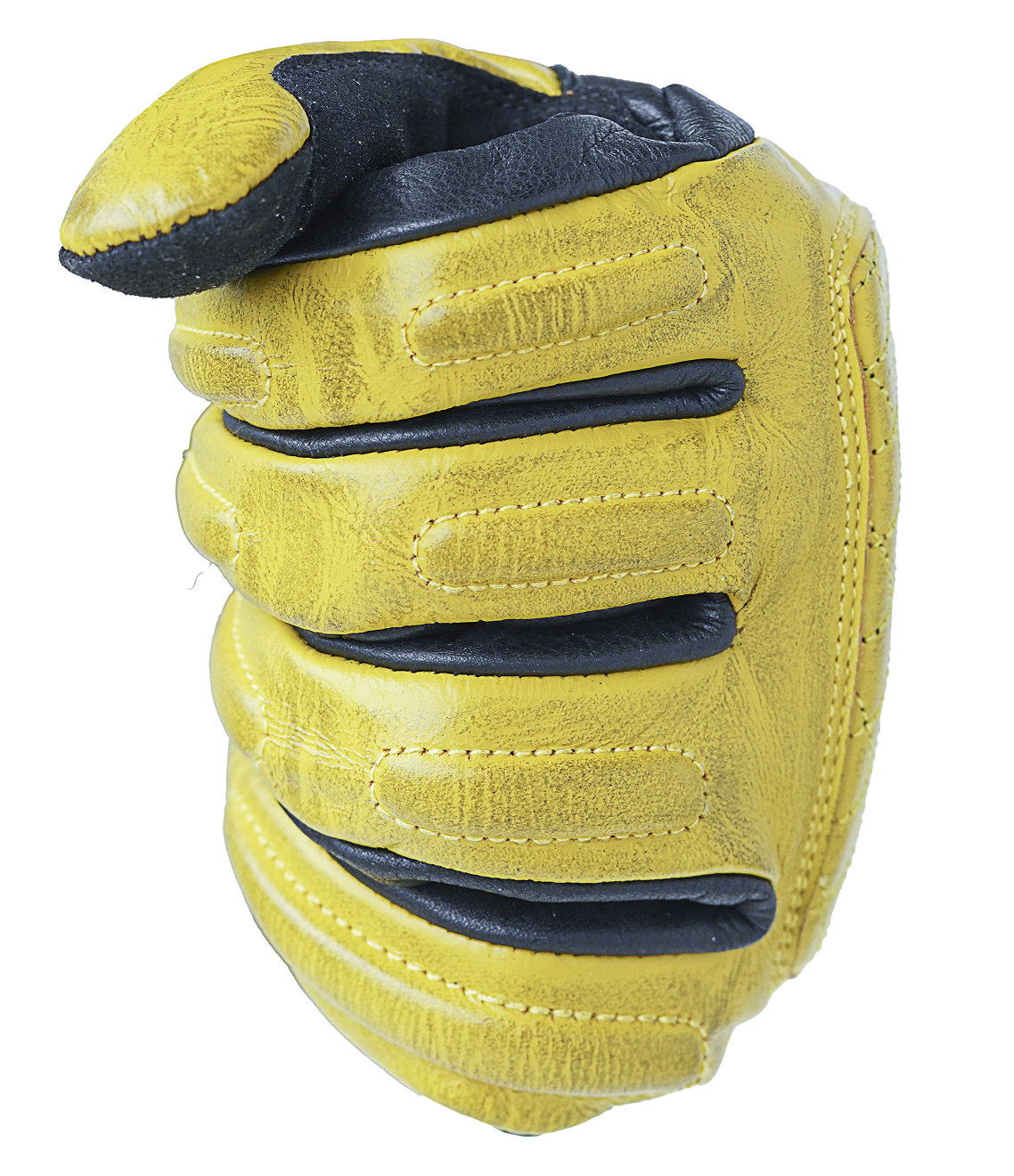 NEO Yellow Motorcycle Diamond Hand Protective Leather Gloves