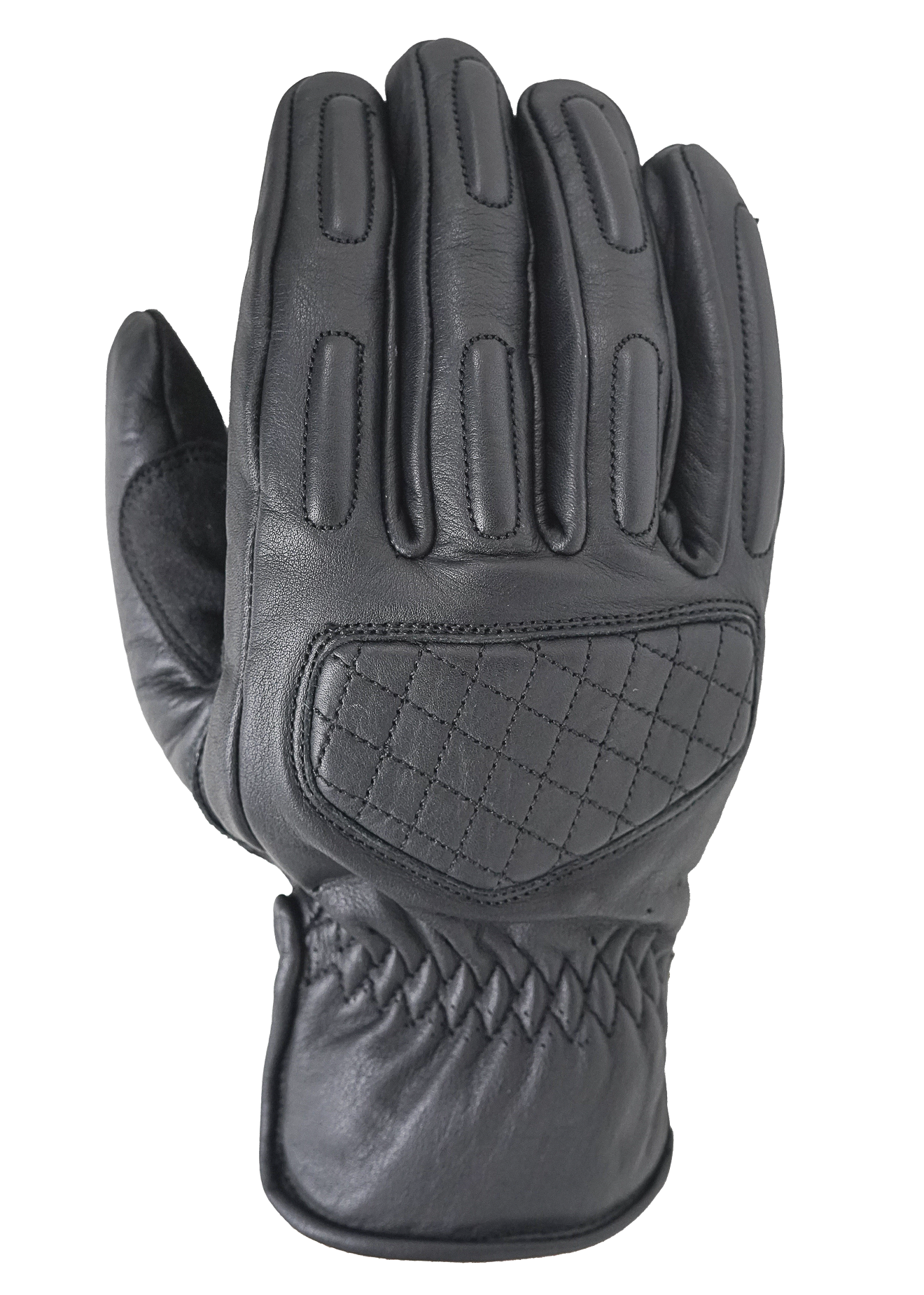 NEO Black Motorcycle Diamond Hand Protective Leather  Gloves