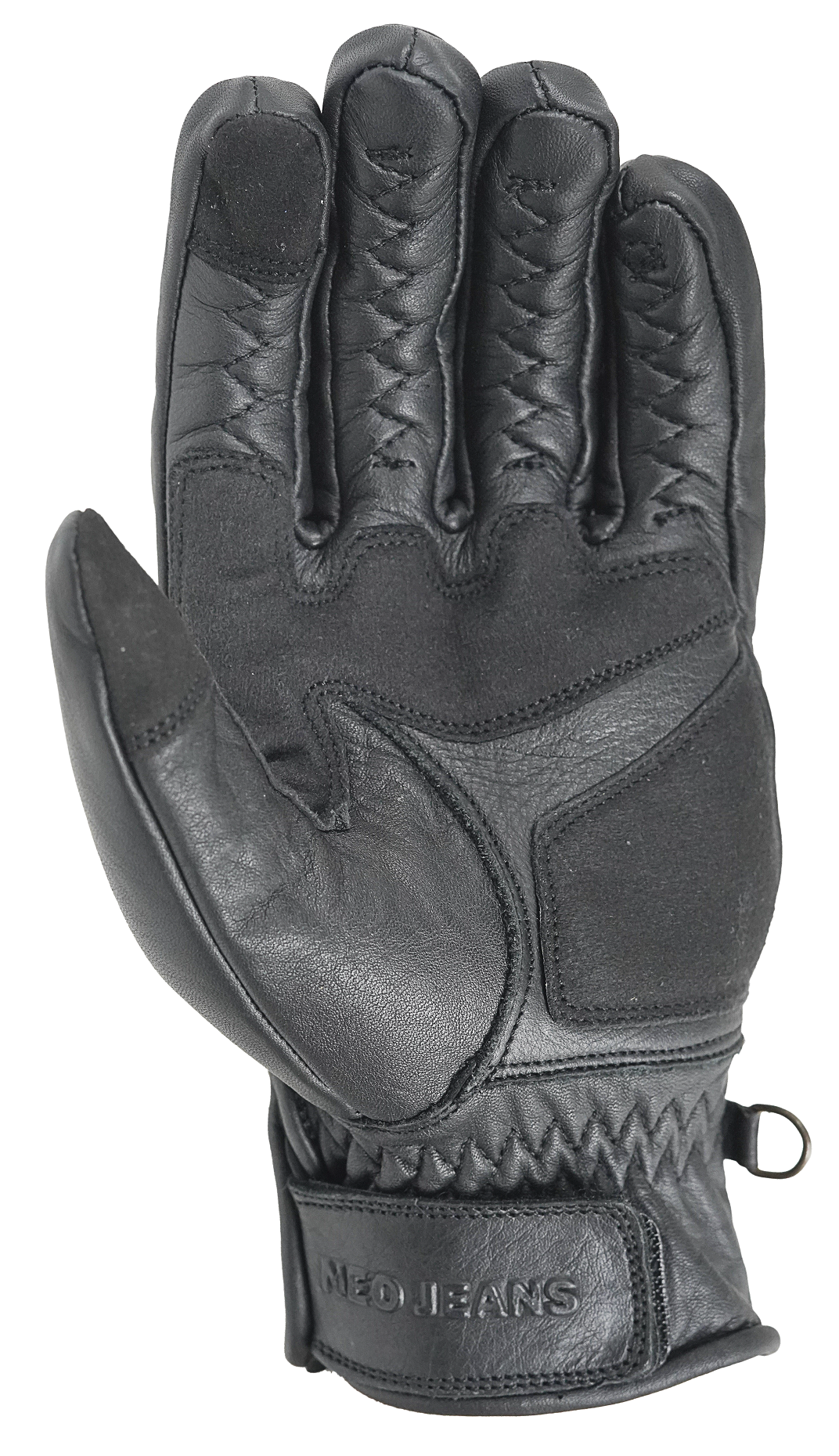 NEO Black Motorcycle Diamond Hand Protective Leather  Gloves