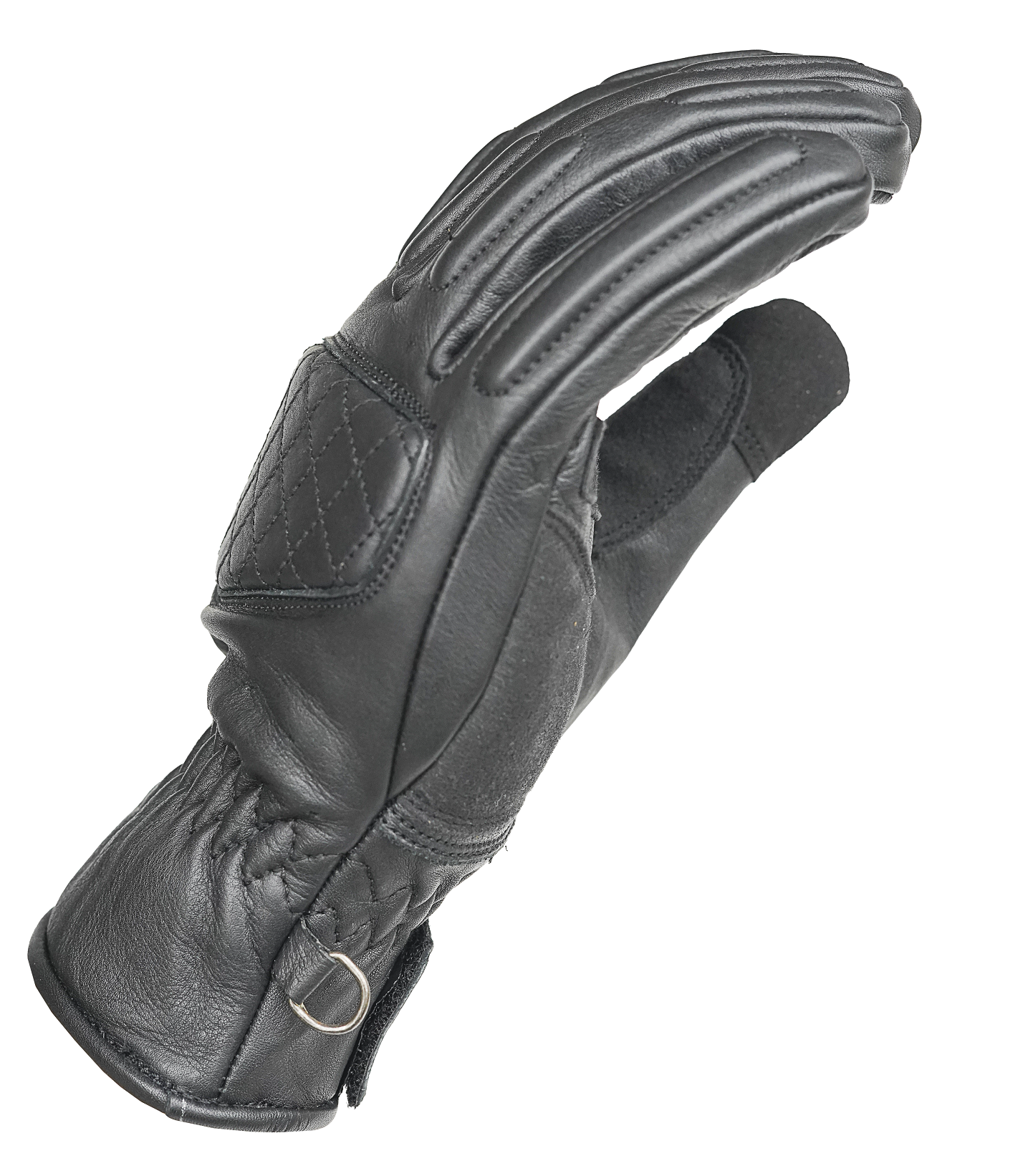 NEO Black Motorcycle Diamond Hand Protective Leather  Gloves