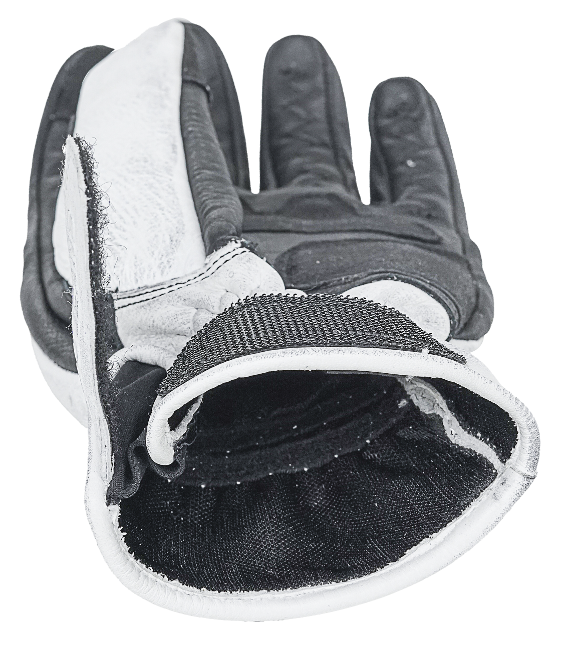 NEO White Motorcycle Diamond Hand Protective Leather Gloves