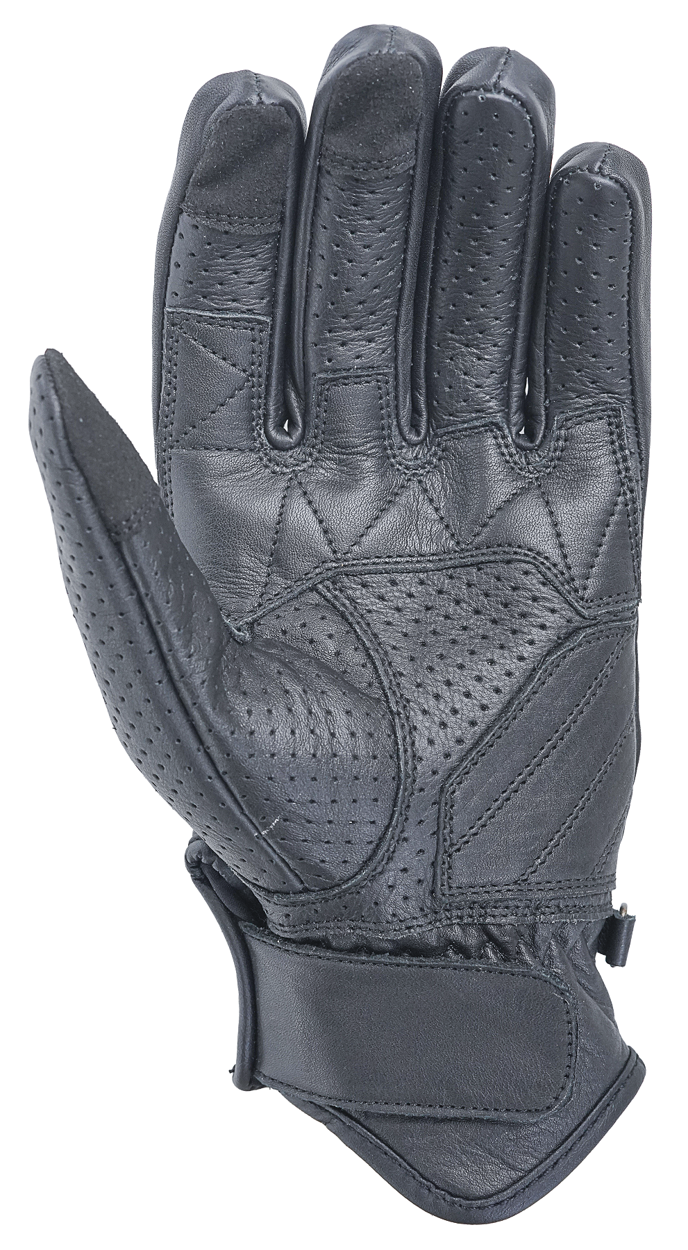 NEO Black Motorcycle Wellington Moto Hand Protective Leather Gloves
