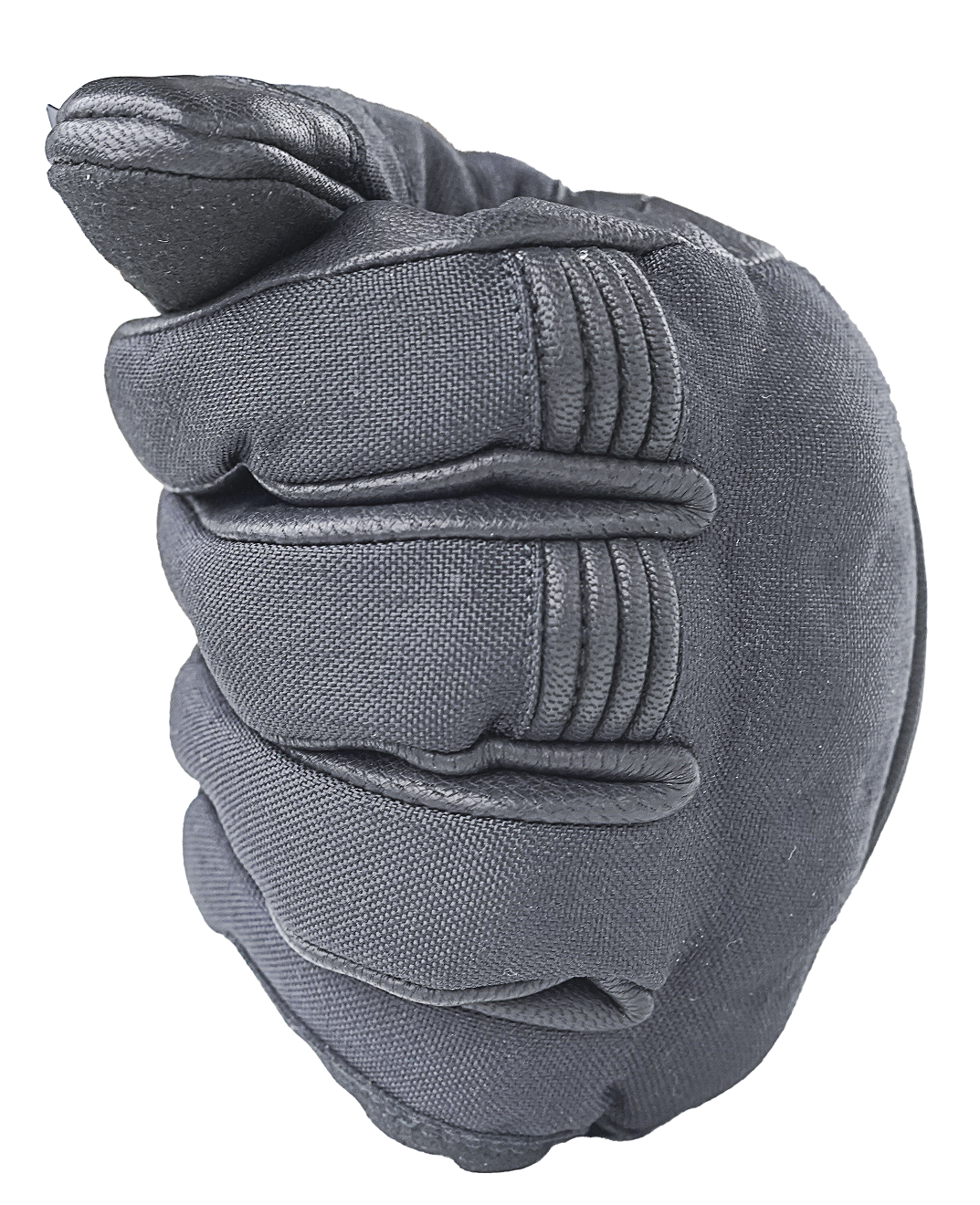 NEO Black Motorcycle Long John Hand Protective Leather Gloves