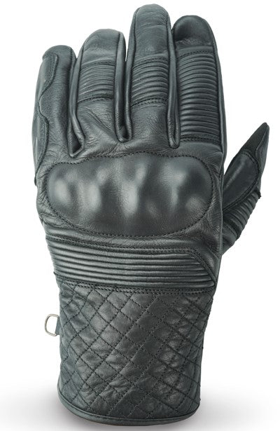 NEO Black  Motorcycle Fast Track Hand Protective Leather  Gloves.