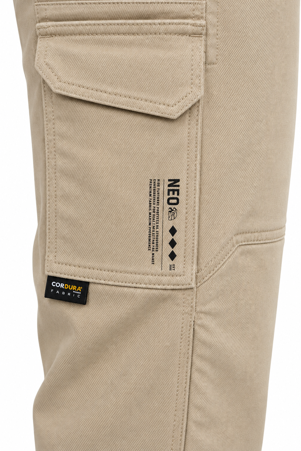 NEO CE AA RYDEN CARGO PANT – Mustard | Ultimate Protection With CE Fabric, CE Hip and Knee Armors