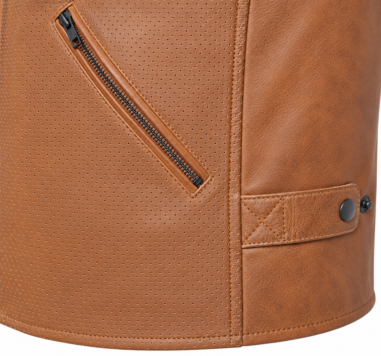 Motorcycle Oakwood 100% Cowhide Leather Jacket by Neo Jeans Brown Color with removable CE Level 2 armor (Copy) (Copy)