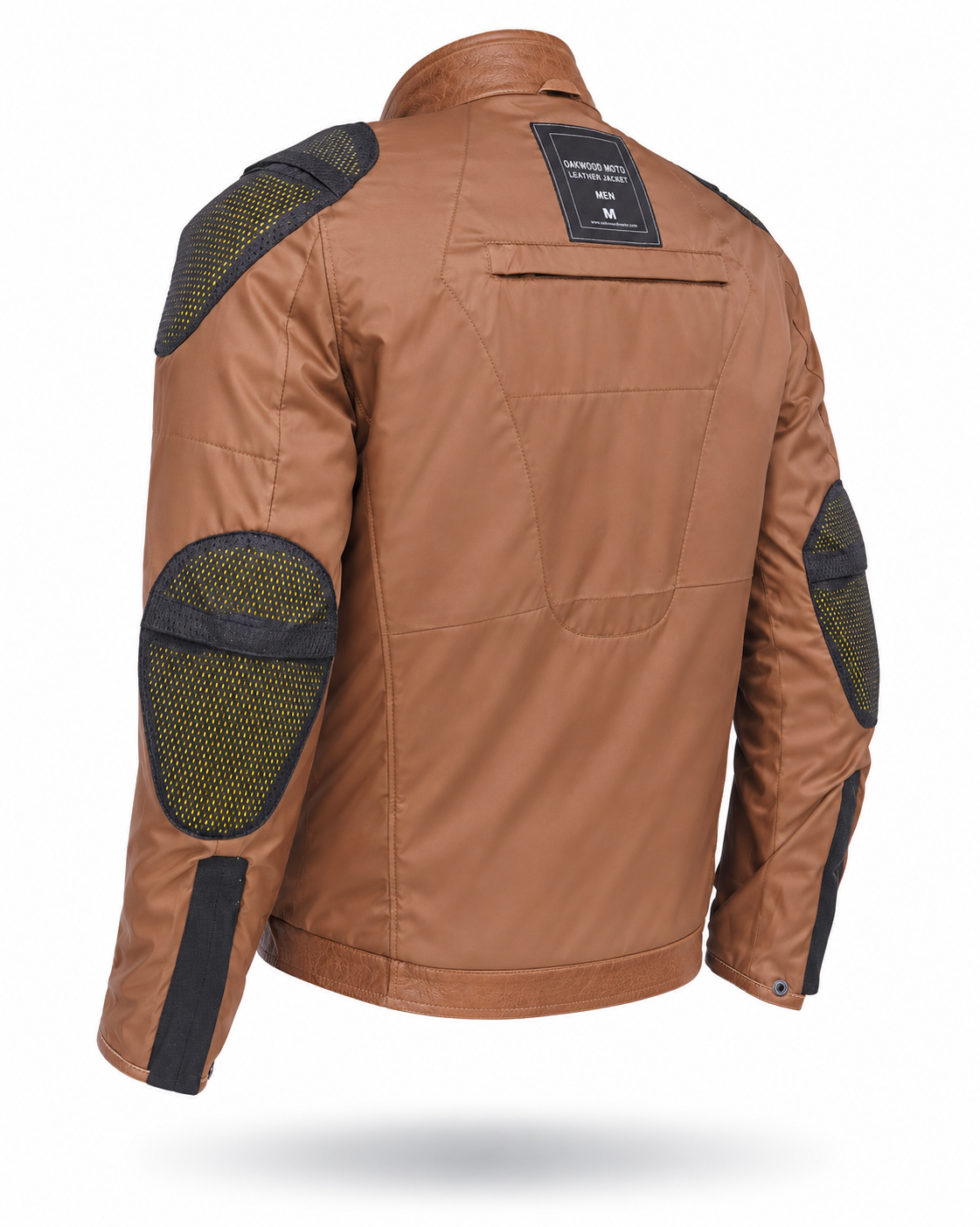 Motorcycle Oakwood 100% Cowhide Leather Jacket by Neo Jeans Brown Color with removable CE Level 2 armor (Copy) (Copy)
