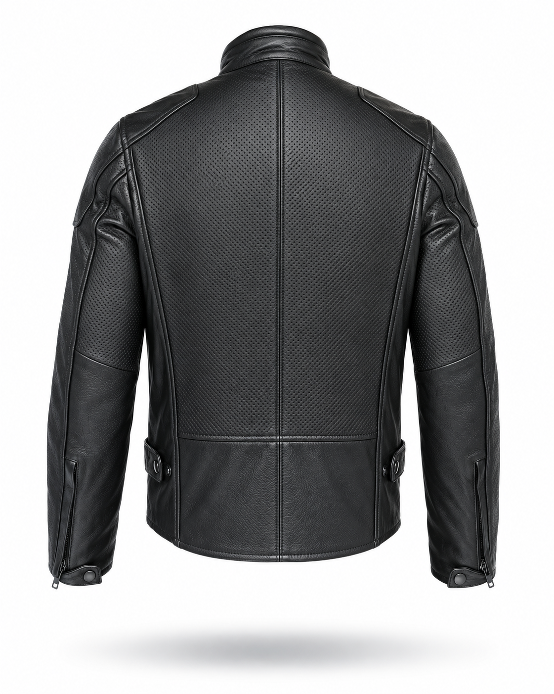 Motorcycle Oakwood 100% Cowhide Leather Jacket by Neo Jeans Black Color with removable CE Level 2 armor (Copy) (Copy) (Copy)