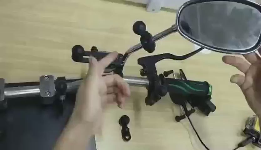 NEO Motorcycle Mobile Mounts  J-Bolt Base and Wireless charging..