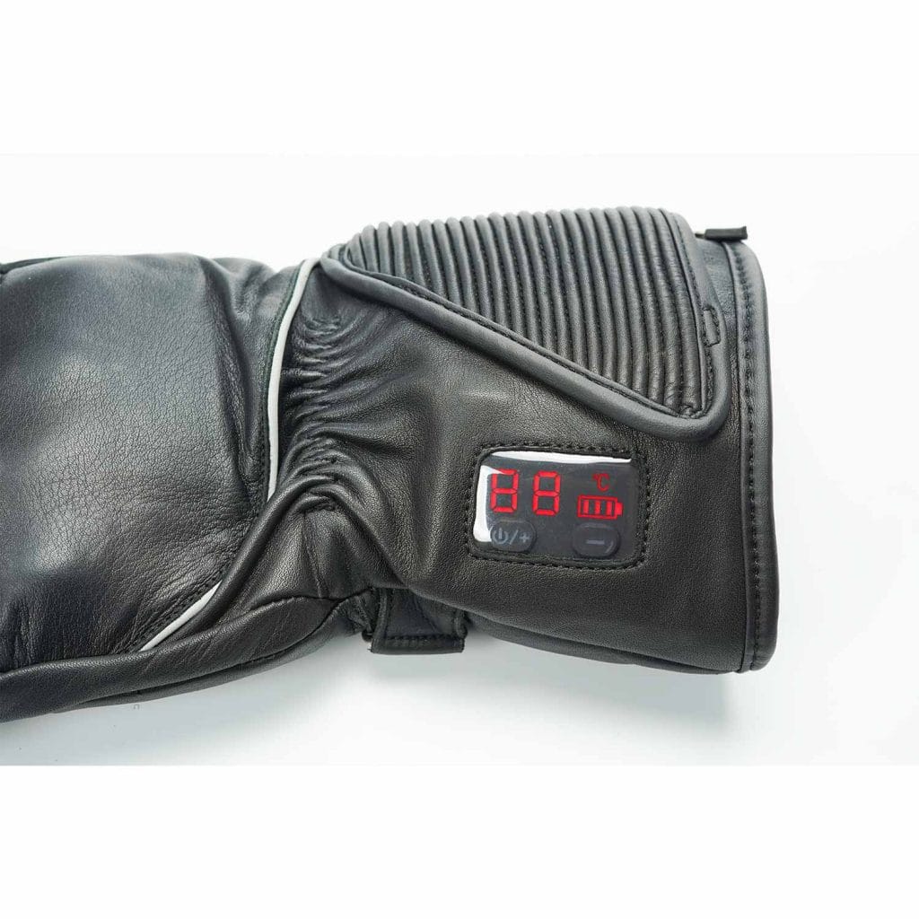 NEO Motorcycle Heated Gloves With Heat Adjustment.