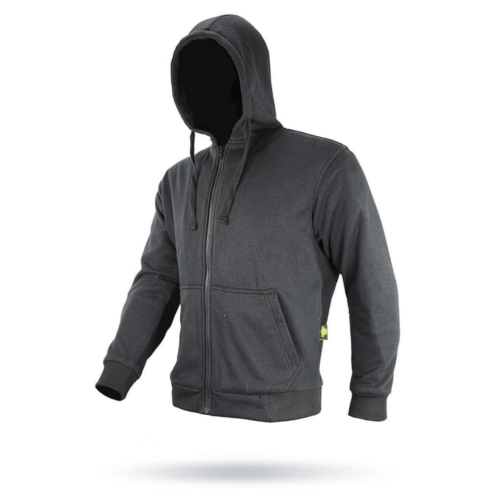 MEN Motorcycle Fleece Hoodies Reinforced With Kevlar.