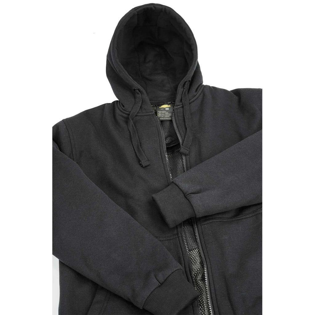 MEN Motorcycle Fleece Hoodies Reinforced With Kevlar.