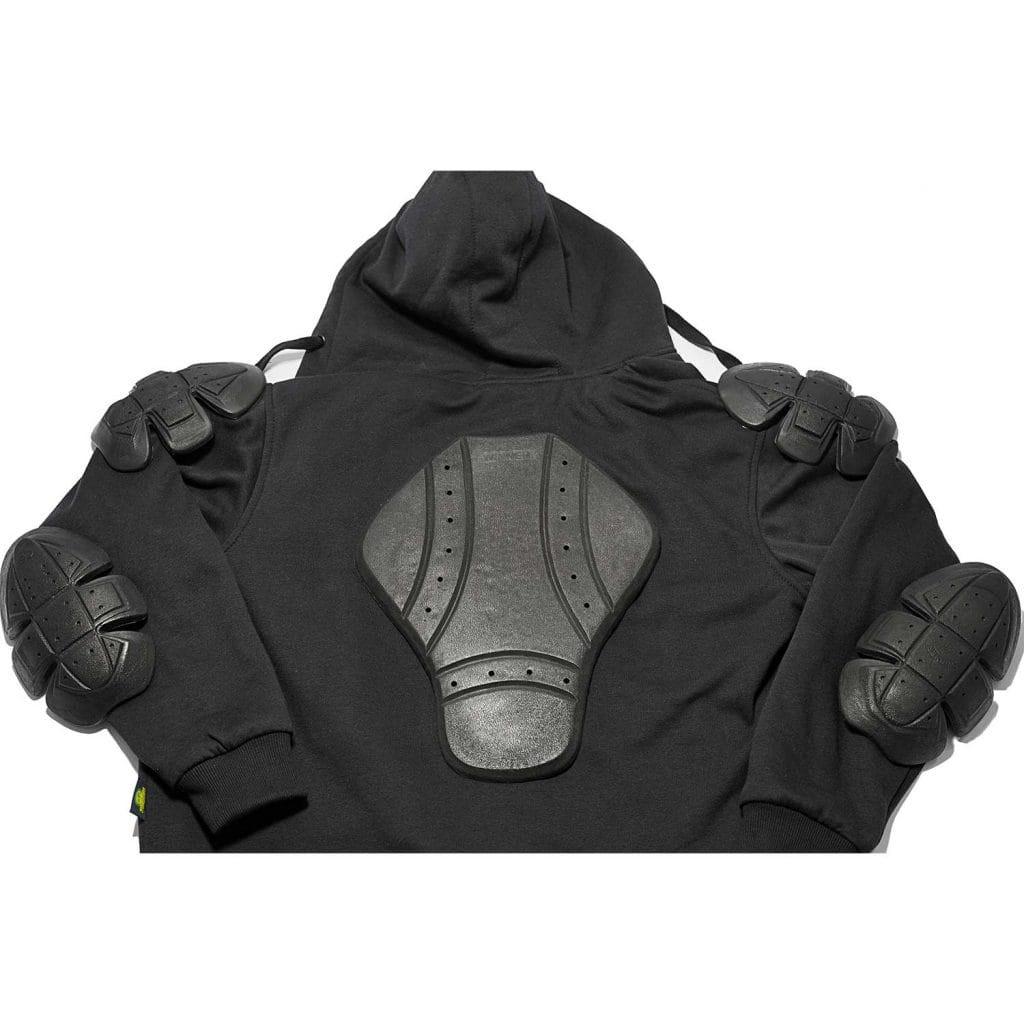 MEN Motorcycle Fleece Hoodies Reinforced With Kevlar.