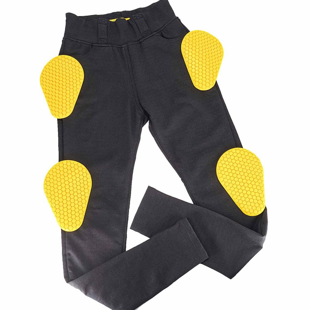 NEO RIDERELLA™ Ladies Motorbike Legging Black  Color  (With Kevlar® Fiber Protection).