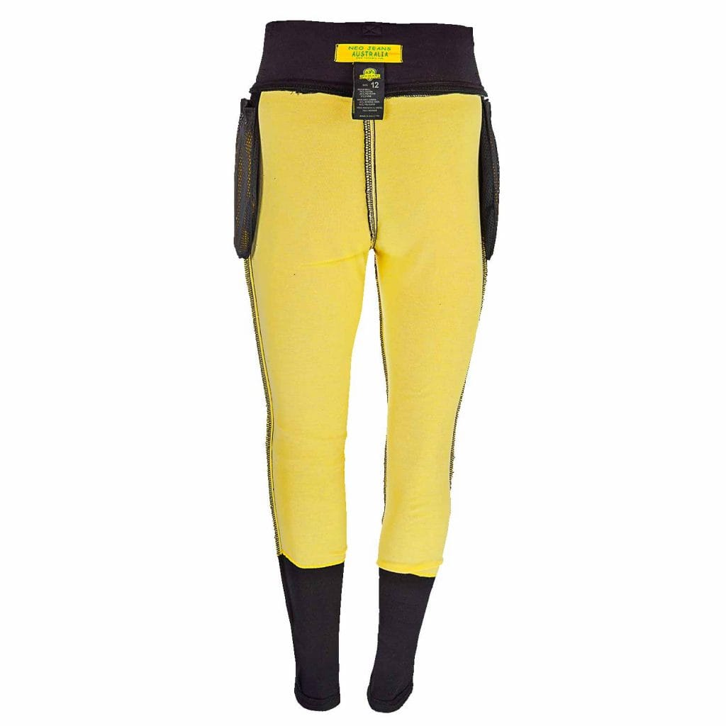 NEO RIDERELLA™ Ladies Motorbike Legging Black  Color  (With Kevlar® Fiber Protection).