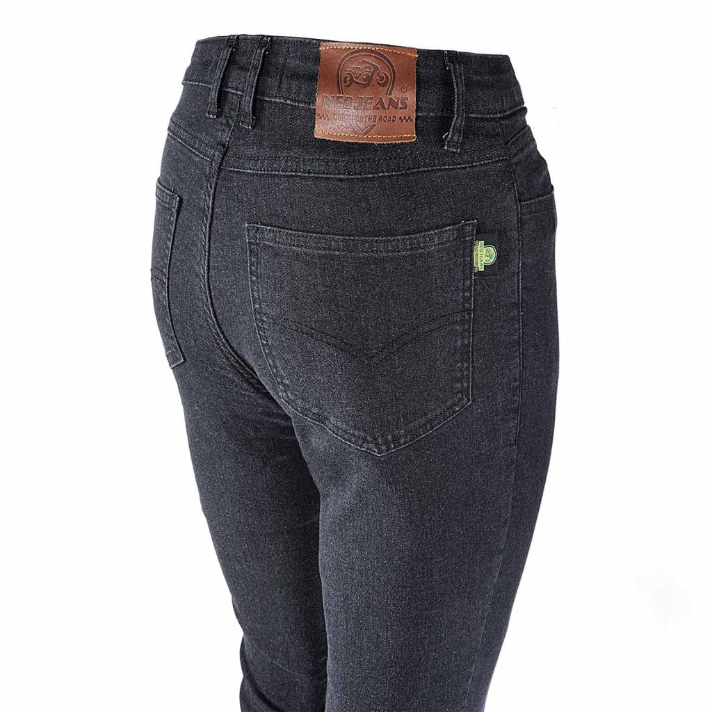 NEO WOMEN Motorcycle  Jeans – Dark Grey.