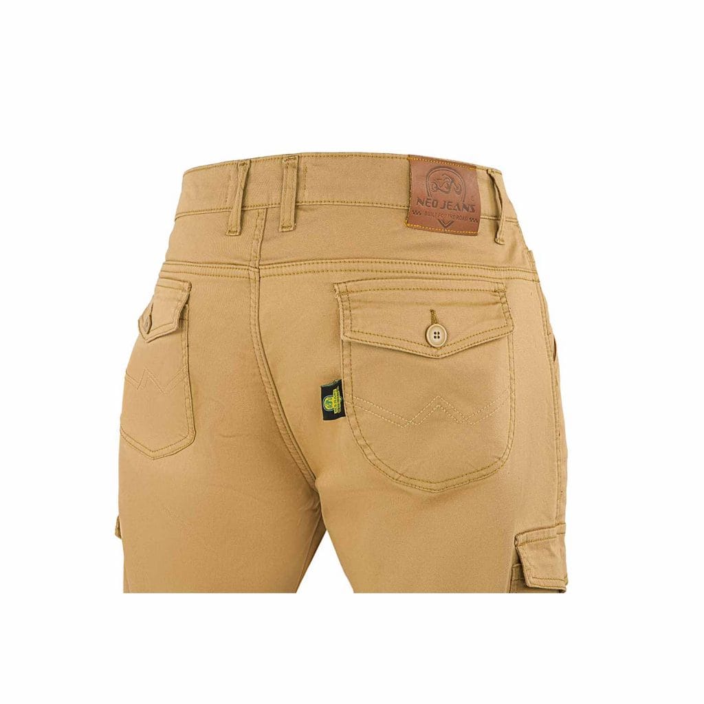 NEO MEN Moto Twill Cargo Trouser Reinforced With Aramid– Brown.